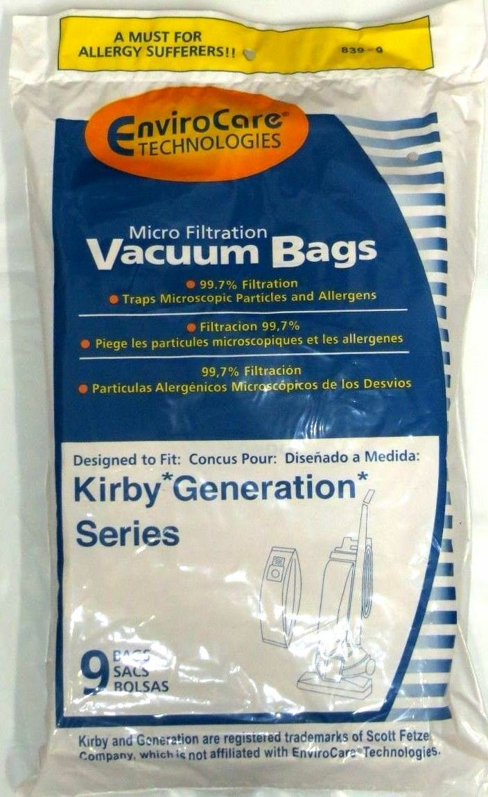 9 Vacuum Bags For Kirby G3 G4 G5 G6 Ultimate Diamond Sentria + 1 Kirby Belt