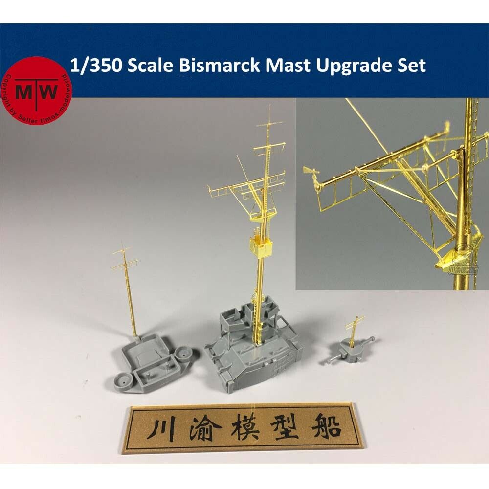 1/350 Scale Bismarck Mast Upgrade Set Cyg012