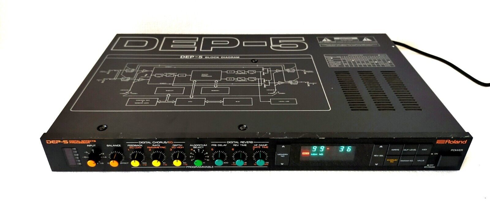 Roland Dep-5 Digital Effects Processor Midi Reverb Black