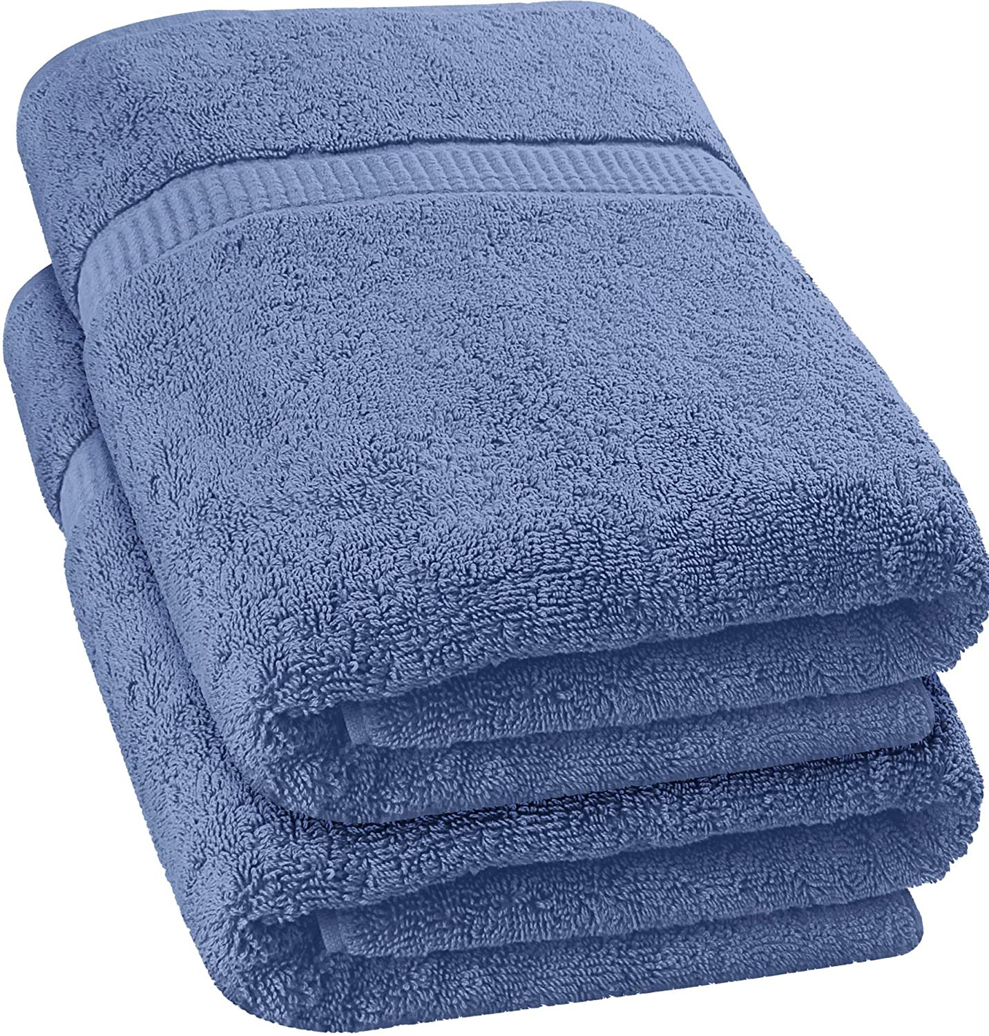 Utopia Towels - Luxurious Jumbo Bath Sheet 35x70 Inches, Electric Blue - 600 Gsm