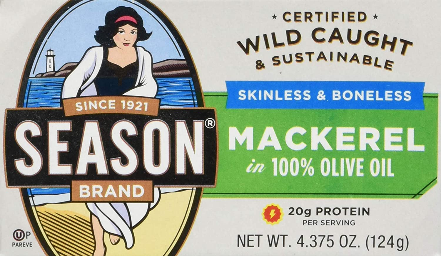 Season Fillets Of Mackerel In Olive Oil, 4.375-ounce Tins (pack Of 12)