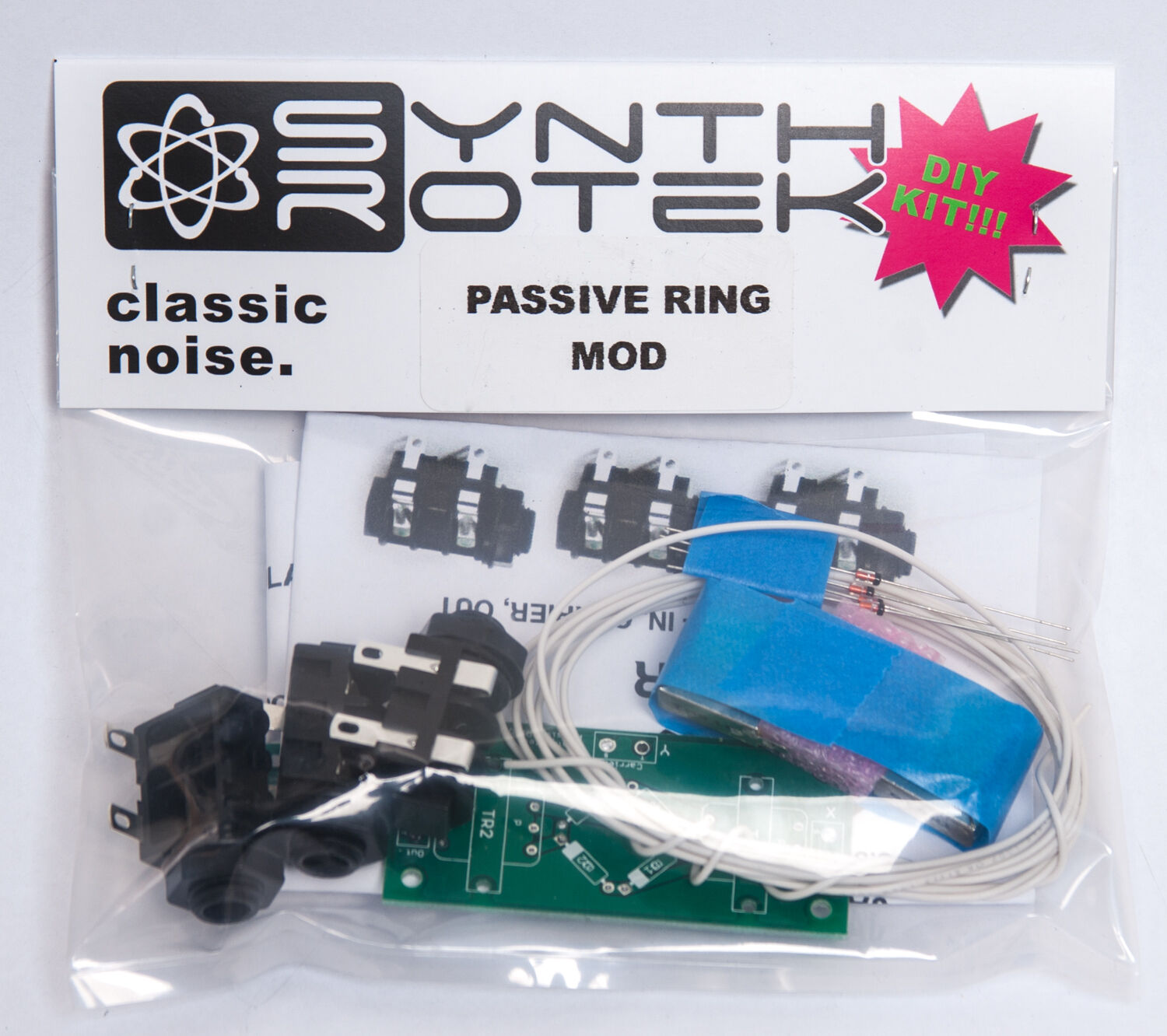 Synthrotek Passive Ring Modulator Kit Dalek Voice 1/4" Jacks