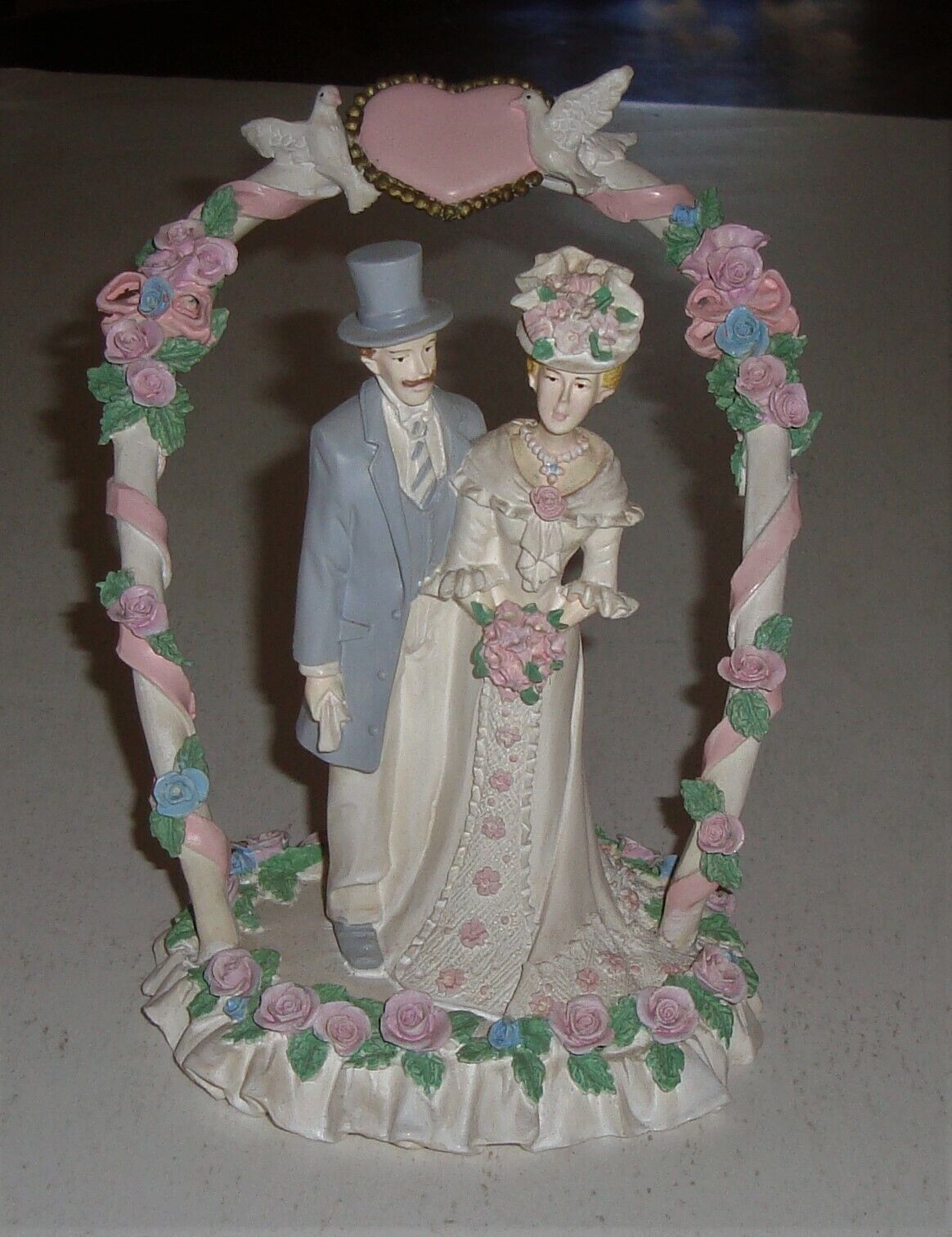 Vintage/antique Victorian Style Wedding Cake Topper