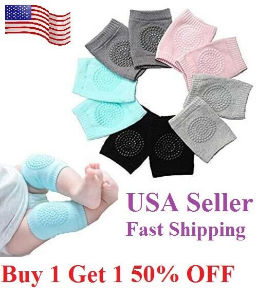 Baby Crawling Knee Pads Safety Anti-slip Walking Leg Elbow Protector Protection