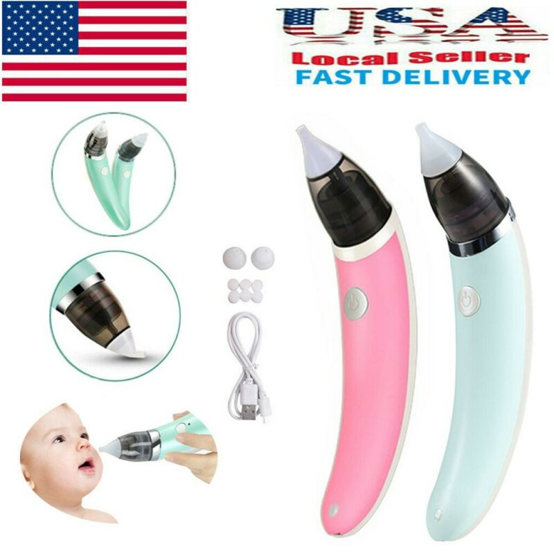 Baby Nasal Aspirator Electric Nose Snot Sucker Nostril Cleaner Device For Kids