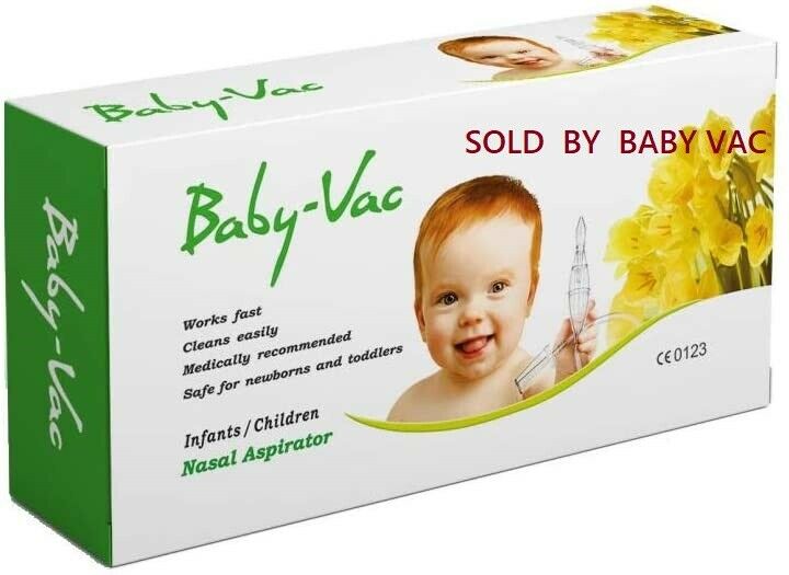 Baby Vac Nasal Aspirator Medically Recommended For Newborn Toddler Children Kids