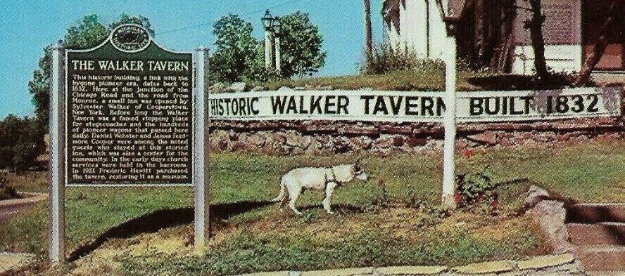 1961 Historic Walker Tavern ~ Irish Hills Michigan~ Unposted Vintage Postcard