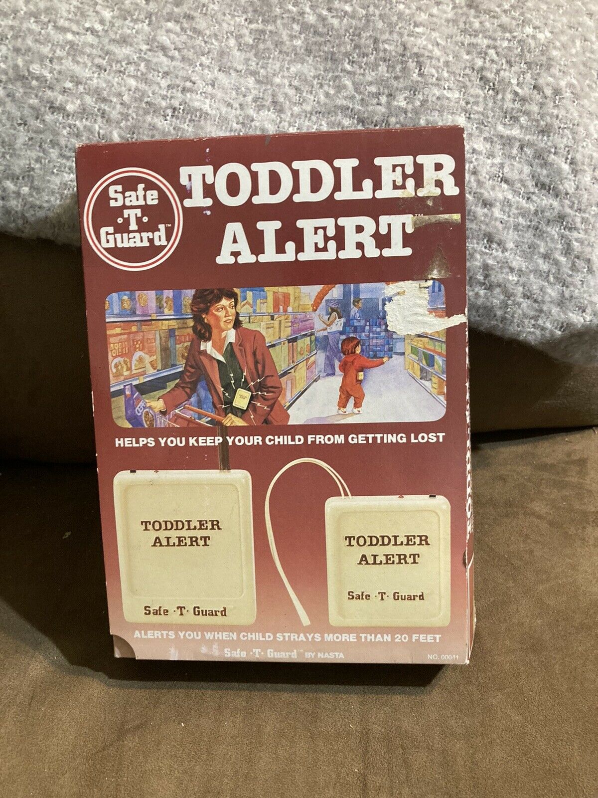 Safe T Guard Toddler Alert Rare Vintage Works Weird 80s Stranger Danger Gadget