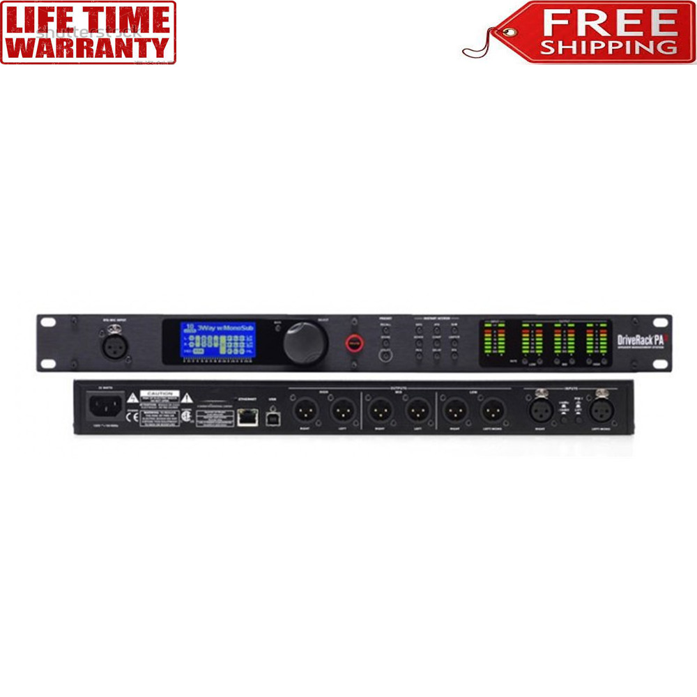 Pa2 Speaker Management System Loudspeaker Audio Processor 2 In 6 Out For Dbx