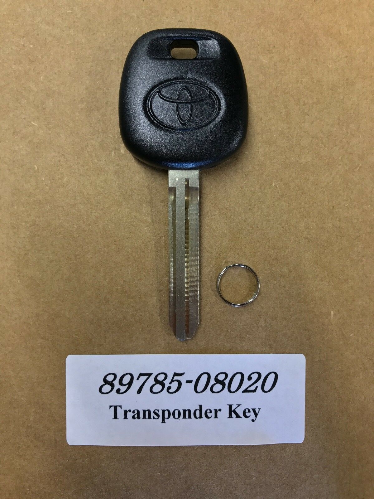 Oem Master Rubber Transponder Chip Dot Key Blank 4d 89785-08020 Usa Seller