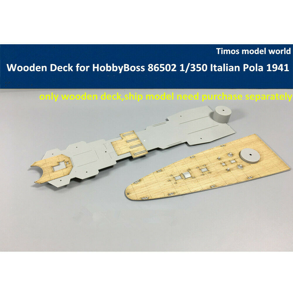 1/350 Wooden Deck For Hobbyboss 86502 Italian Heavy Cruiser Pola 1941 Model