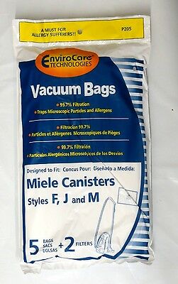 Envirocare 10 Miele Fjm Micro Filtration Vacuum Bags 4 Filters
