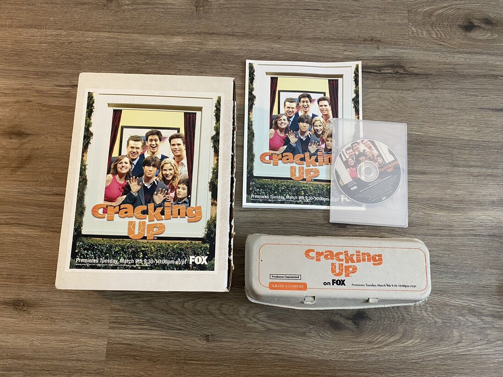 Rare Vintage 2004 Cracking Up Fox Tv Show Promotional Dvd Launch Press Kit
