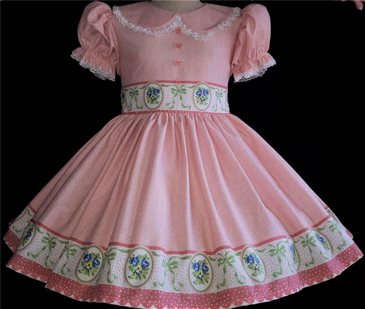 Annemarie-adult Sissy Baby Girl Dress Lolita "prim And Proper" Your Measurements