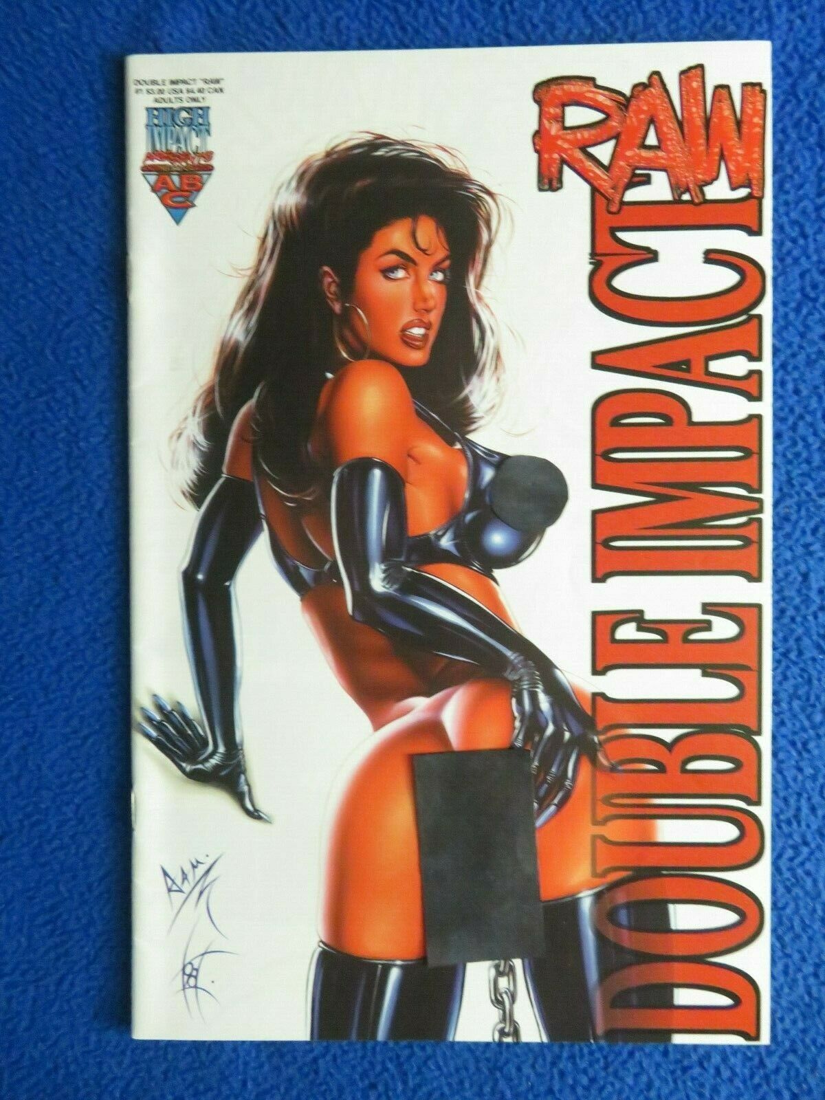 Double Impact Raw #1 Vol 2 Artwork Variant  Armando  Huerta  High Impact 1997