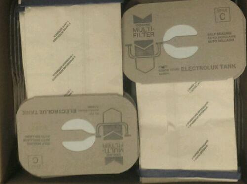 24 Bags For Electrolux Canister Vacuum Style C ~ 4 Ply ~ Made In Usa !!