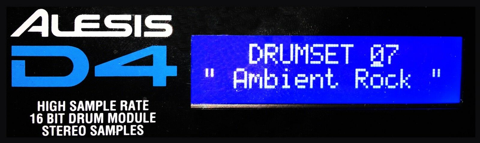 Alesis Lcd Display - D4 Drum Module - Blue - New D-4 Replacement Screen
