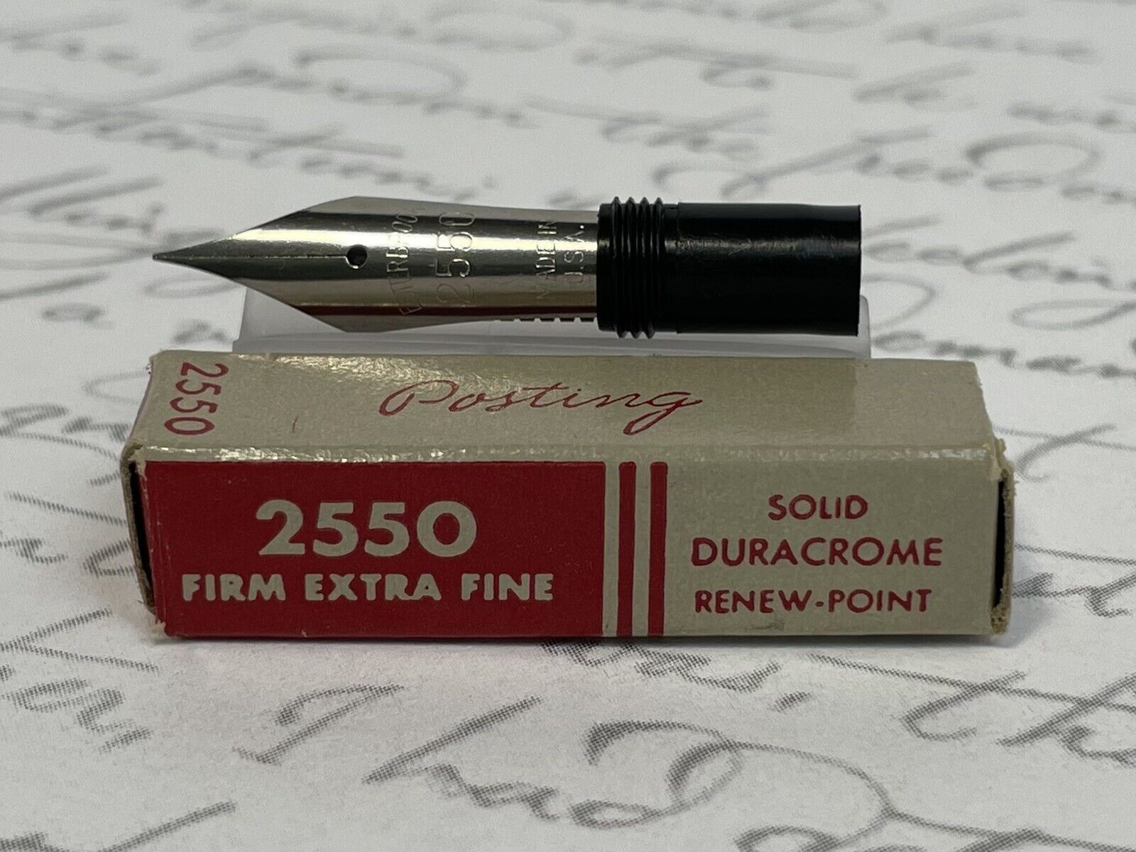 *new-old-stock* -- 2550 Esterbrook Fountain Pen Nib -- Firm Extra Fine