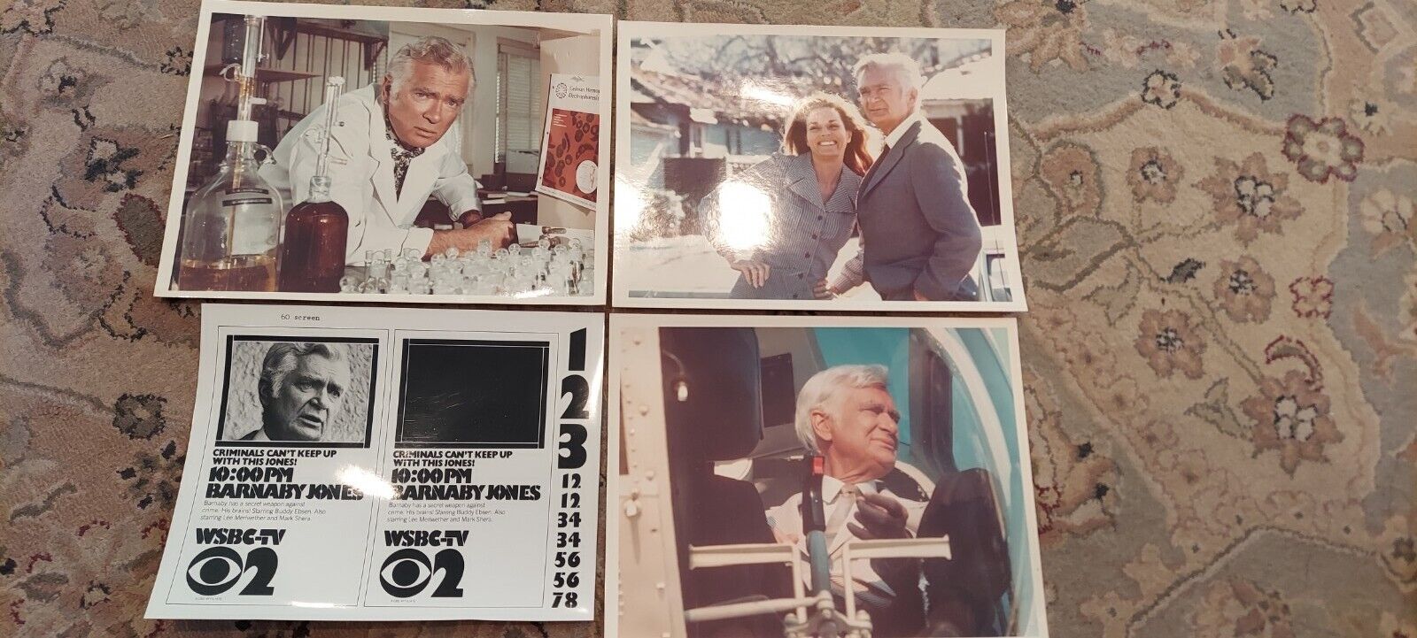Barnaby Jones Original Television Show Press Photos , Cbs Tv Photo 1973