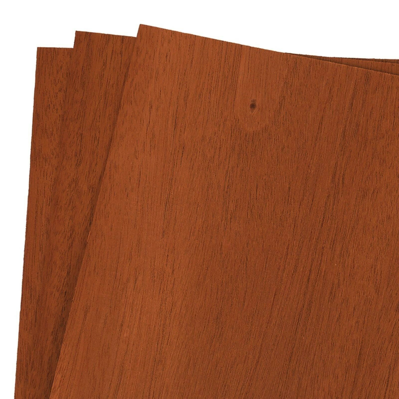Mahogany Wood Veneer Raw/unbacked 12" X 12" (1' X 1') Pack Of 3 Sheets
