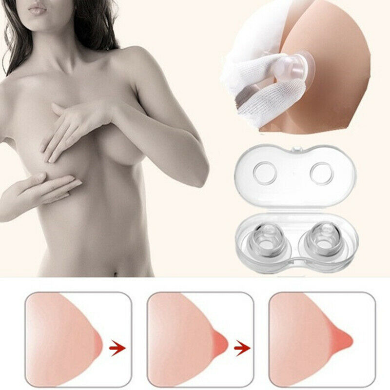 2pcs Silicone Nipple Corrector Device Correction Clip For Flat Inverted Nipples